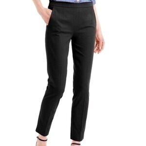 J. Crew | Martie Dress Pants | High-Rise Cropped Slim Leg | Black | Size 0